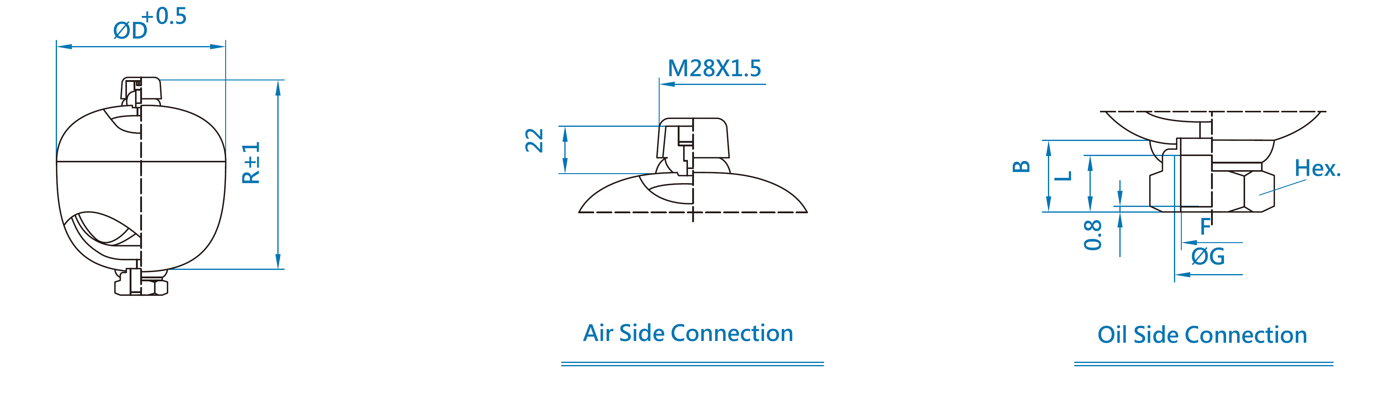 CML Diaphragm Accumulator 