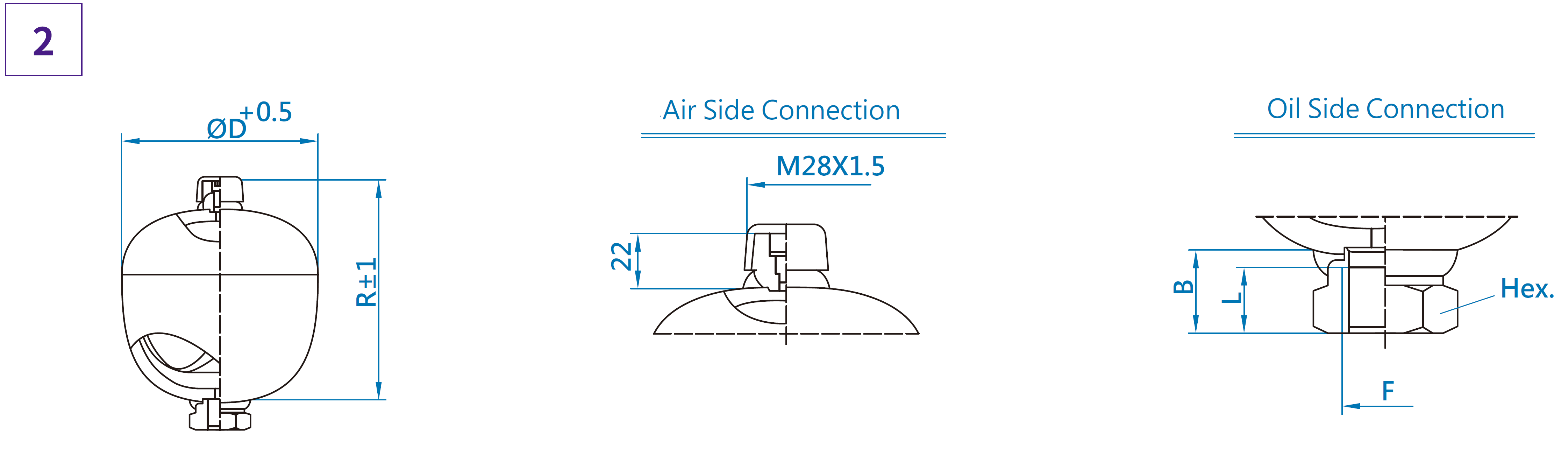 CML Diaphragm Accumulator